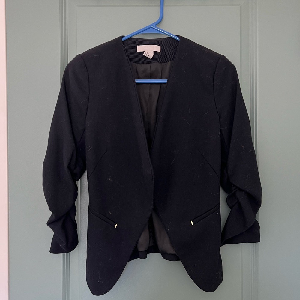 H&M blazer in navy (size 2)